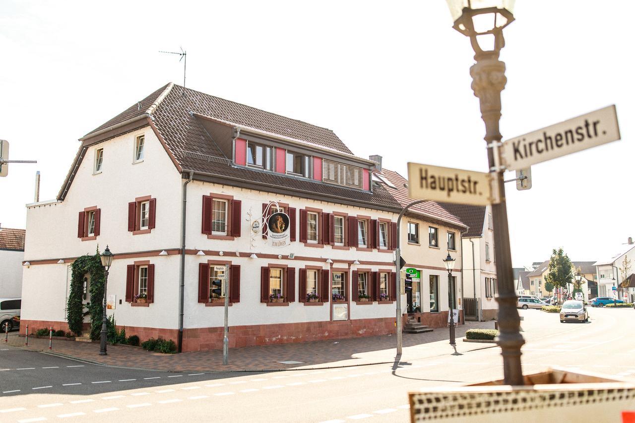 Hotel Löwen Eggenstein-Leopoldshafen Exteriör bild